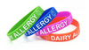 Dairy Allergy Silicone Wristband