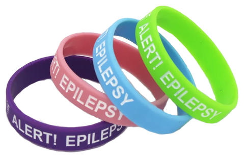 Alert Epilepsy Kids Silicone Wristband