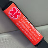 MEDIUM - Medical Seat Belt Cover - Customise Me!