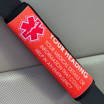 MEDIUM - Medical Seat Belt Cover - Customise Me!
