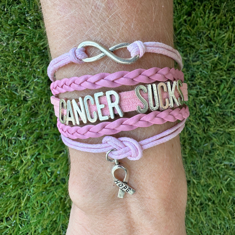 Cancer Sucks Awareness Bracelet