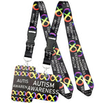 Neurodiversity Lanyard Autism Awareness with card holder