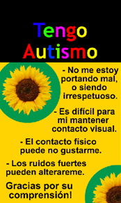 Autism Tag - Spanish
