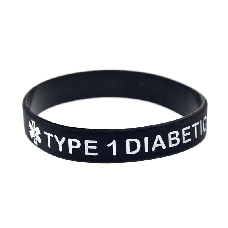 Type 1 Diabetic Silicone Wristband