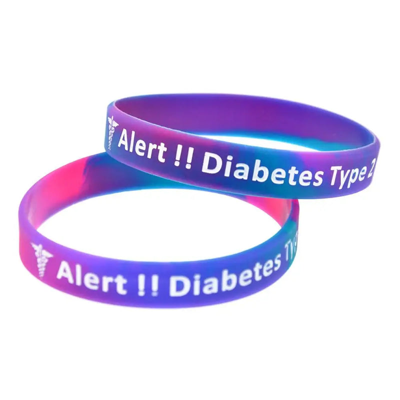 Diabetes Type 2 Silicone Wristband