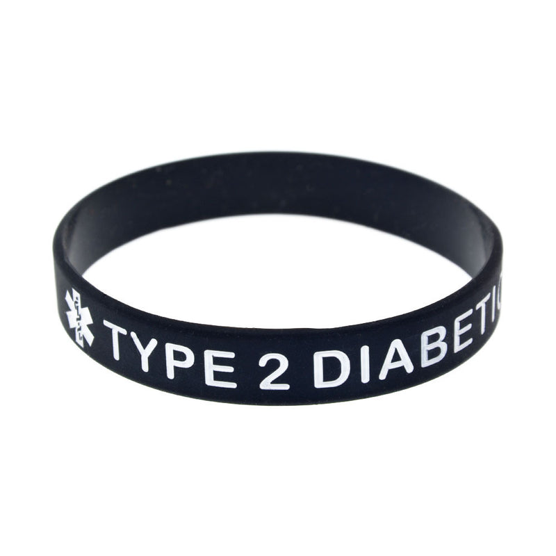 Type 2 Diabetic Silicone Wristband