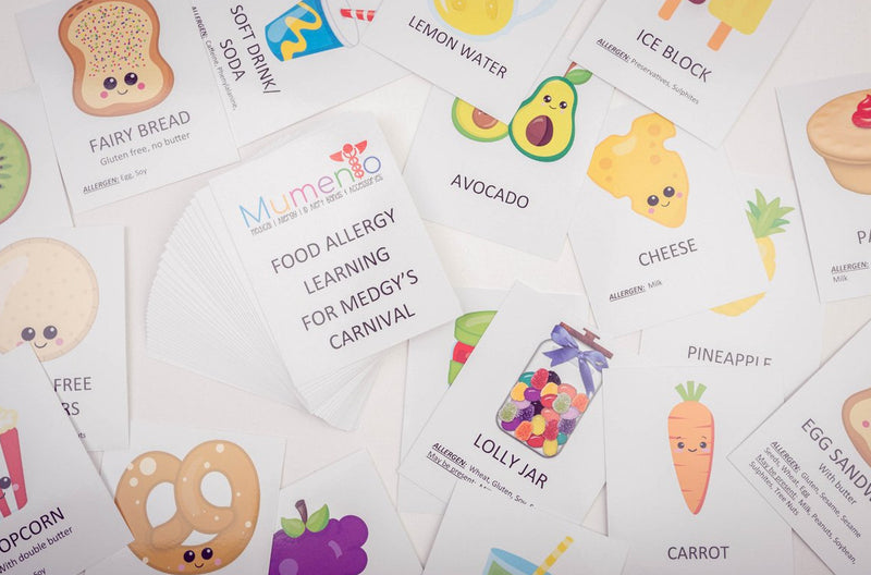 Allergy Learning Flash Card Game