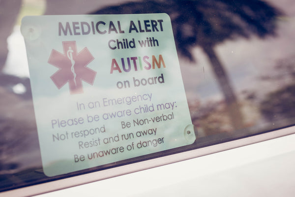 Medical Alert Car Sign - Child with Autism – Project Protect