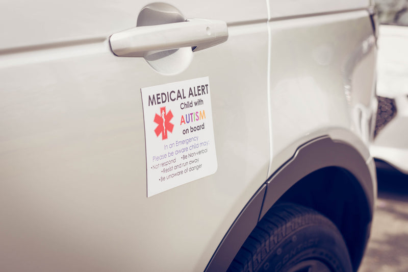 Medical Alert Car Magnet - Large - Select your Design