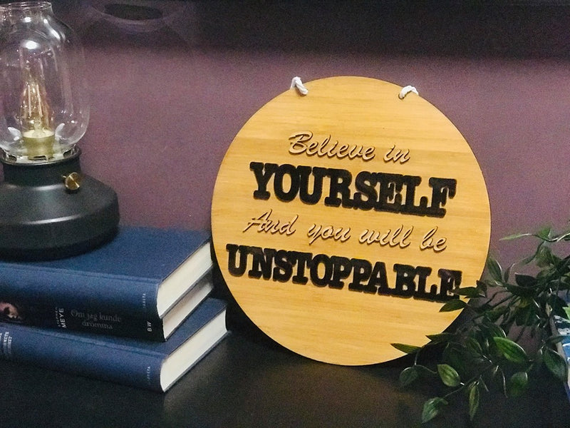 Unstoppable Wall Decor Sign