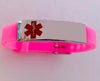 CUSTOM LIVE VIEW - Silicone Active Medical Bracelet - Allergy Bracelet - Medical Alert