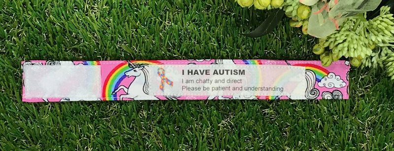 Epilepsy Wristband and/or Autism Wristband - Fabric - D.I.Y. Wording