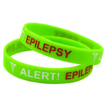 Alert Epilepsy Silicone Wristband