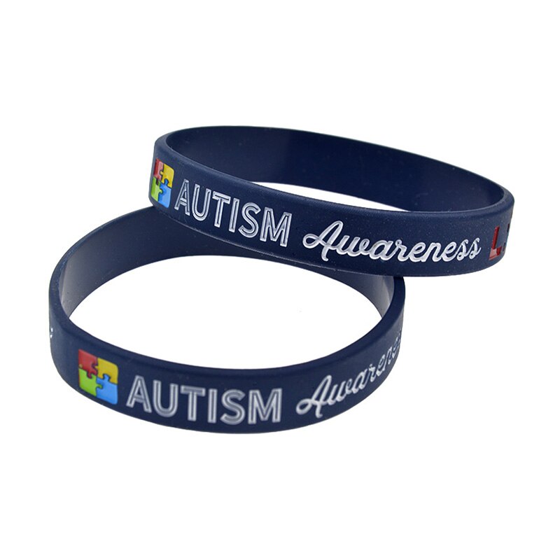 Autism Awareness Acceptance Support Silicone Wristband