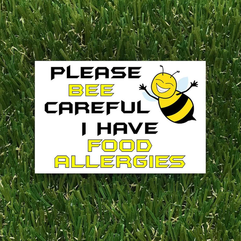 Bee Careful - Allergies Badge