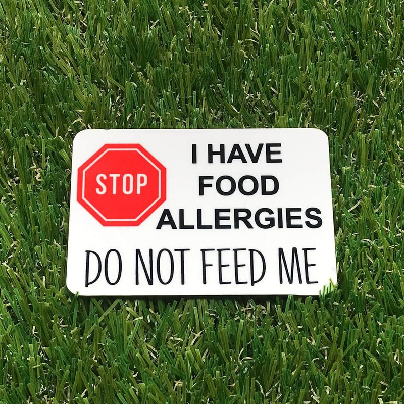 Do not feed me badge