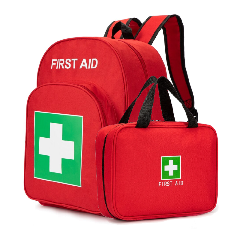 First Aid Emergency Backpack & Travel Bag (2 Pack) - Empty