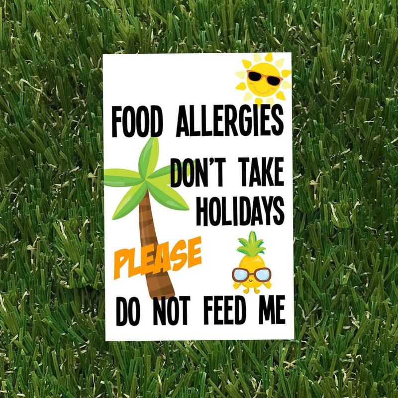 Food Allergy Holiday Badge