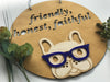 Dog with Glasses - Fun, Funky, Wall Decor