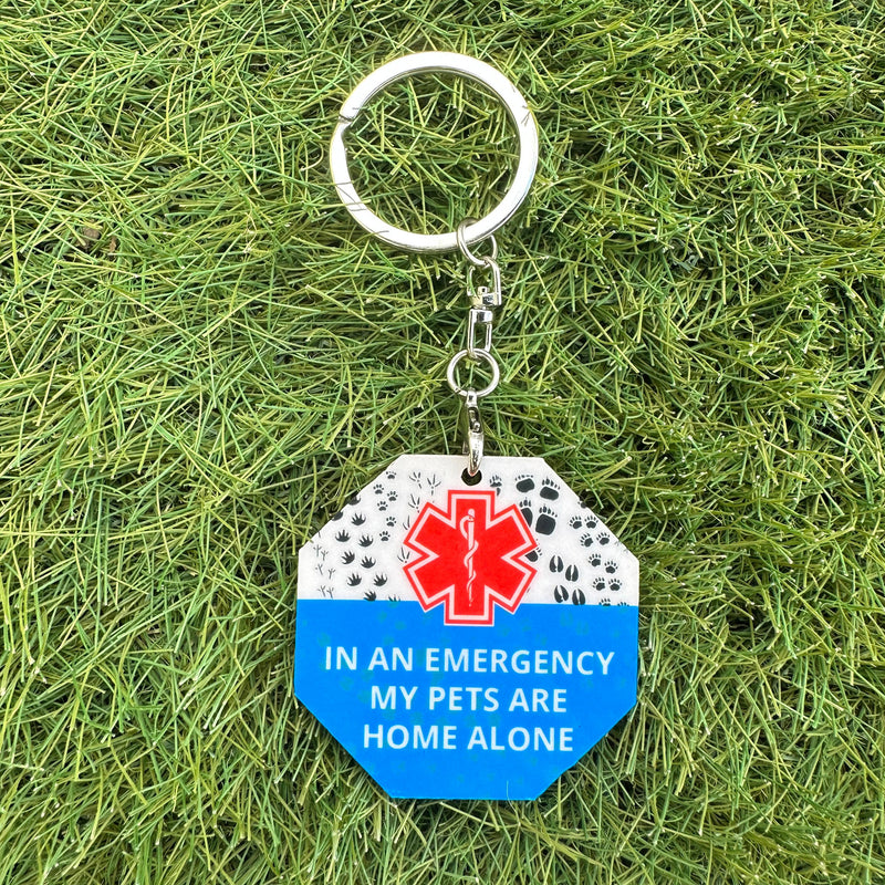 In an Emergency (Single Sided) - My Pets are home alone