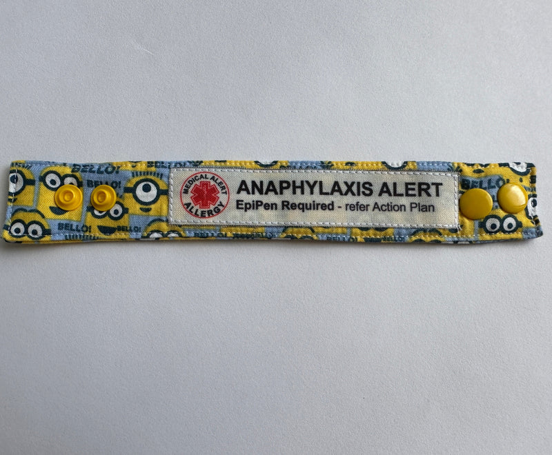 Anaphylaxis wristband hot sale