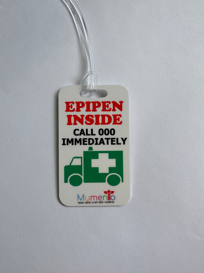 Clearance Call 000 - EpiPen Inside Bag Tag