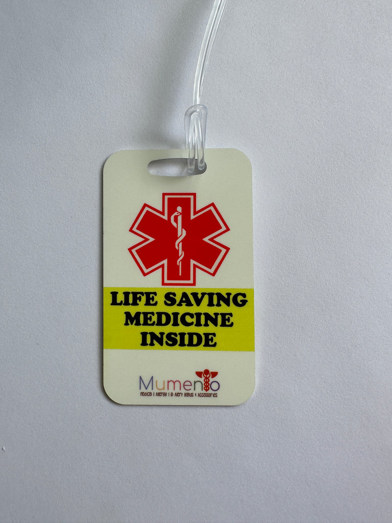Medicine Inside bag tag - Clearance