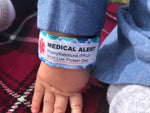 Allergy Wristband - Medical Wristband - Fabric - D.I.Y. Wording