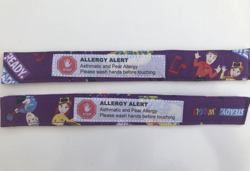 Allergy Wristband - Asthmatic and Pear Allergy - Clearance