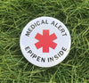 Medical Alert Epipen Inside Badge