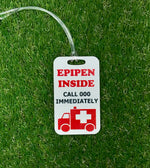 Clearance Call 000 - EpiPen Inside Bag Tag