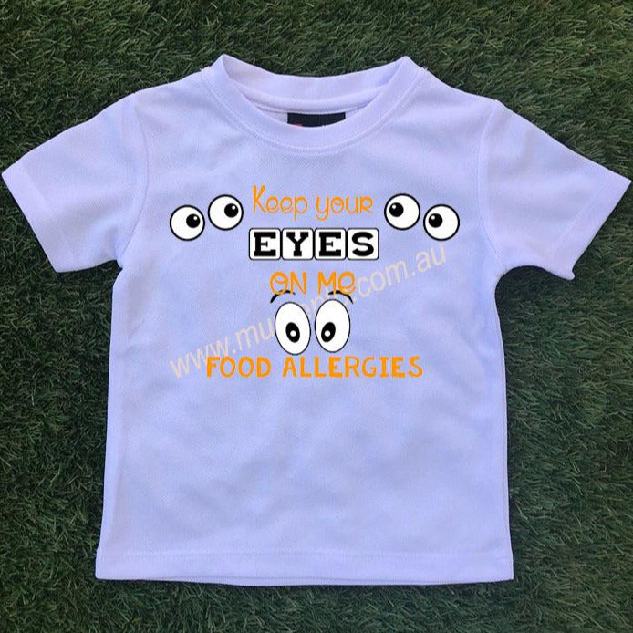 Allergy Alert T-Shirt - Keep your eyes on me