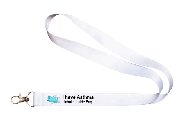 Medical Alert Lanyard - Asthma