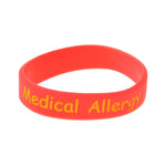 Medical Allergy Kids Silicone Wristband