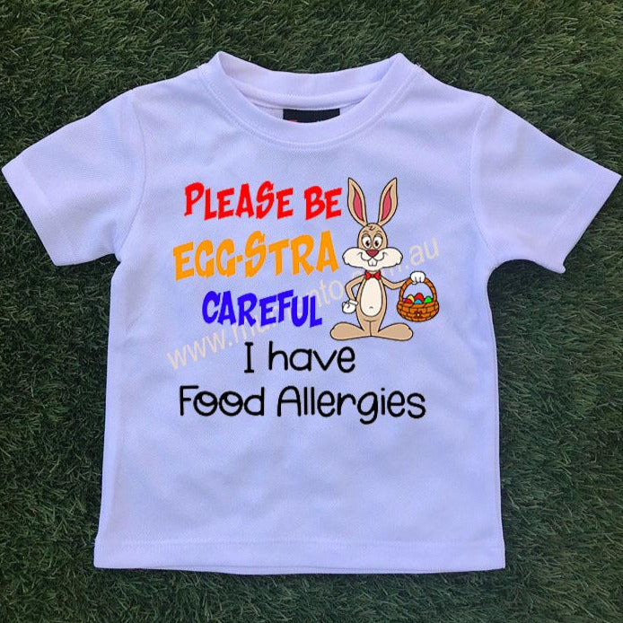 Allergy Alert T-Shirt - Please be eggstra careful