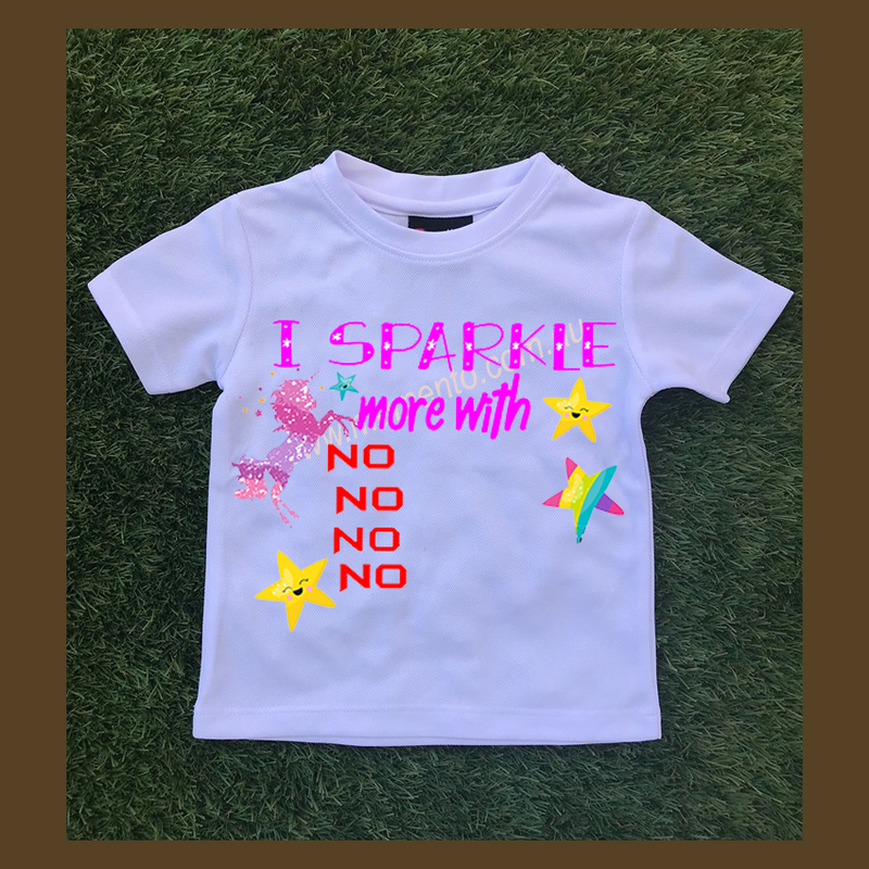 Allergy Alert T-Shirt - I sparkle more with NO