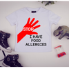 Allergy Alert T-Shirt - Stop Food Allergy Alert Shirt