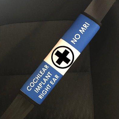 Medical Seat Belt Cover (Split Colour) - D.I.Y wording