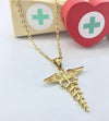 Medical Necklace Gold