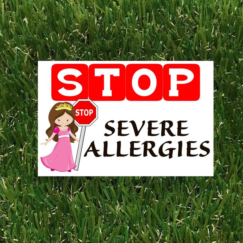 Allergy Badge - Stop Princess
