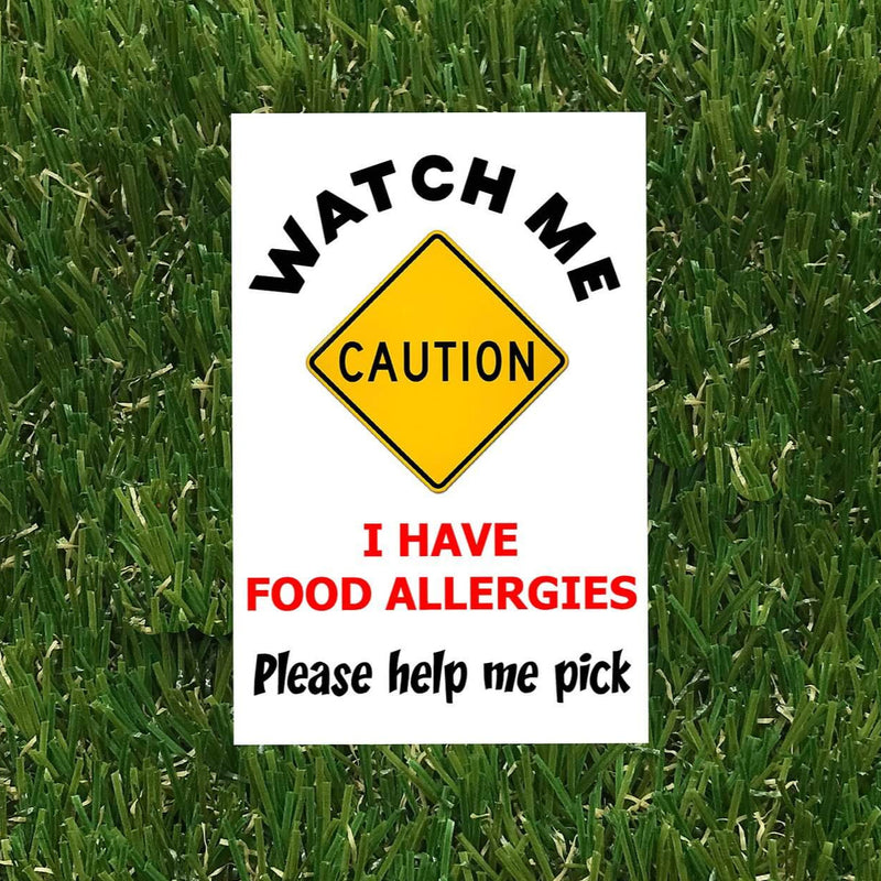 Allergy Badge - Caution Watch Me